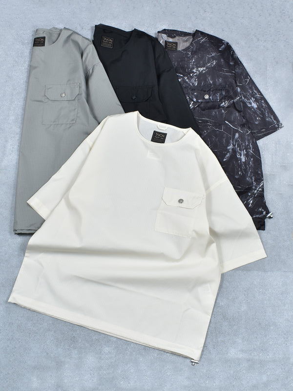 【TAION】 MILITARY CUTSEW HALF SLEEVE ノンダウン ミリタリー ハーフスリーブカットソー